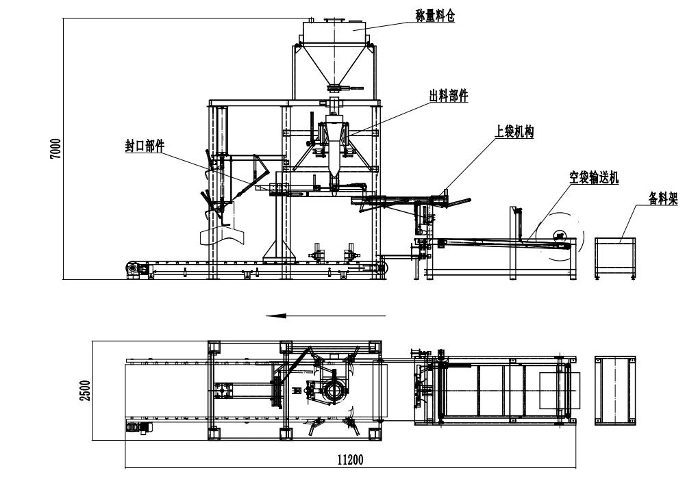 全自動噸袋包裝秤，全自動噸袋包裝機(jī)，全自動大袋包裝秤